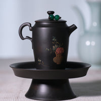 Quiet Bloom - Jianshui Purple clay Teapot