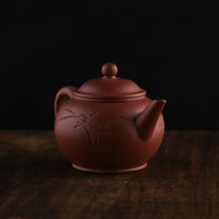 Shuiping 水平 - 70ml Yixing Teapot in Jiangponi Red Clay