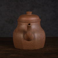 Liu Fang Jun Yu 六方君玉 - 130ml Yixing Teapot in Wucai Qingduan Clay