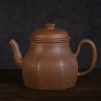 Liu Fang Jun Yu 六方君玉 - 130ml Yixing Teapot in Wucai Qingduan Clay