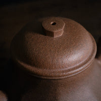 Liu Fang Jun Yu 六方君玉 - 130ml Yixing Teapot in Wucai Qingduan Clay