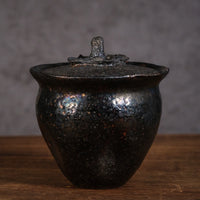 Shishi - Ya'an Dark Sand Persimmon Tea Vessel