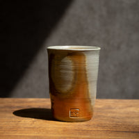 Handmade Dai minority cup, Yunnan clay, wood-fired kiln