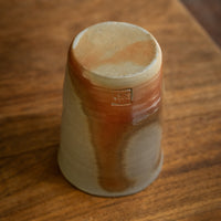 Handmade Dai minority cup, Yunnan clay, wood-fired kiln