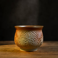 Handmade Dai minority tea cup, Yunnan clay, wood-fired kiln.