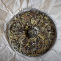 2023 Yueguangbai White Tea from Wild Forest, stone-pressed cake