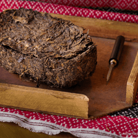 Tibetan tea brick from Ya'an, Sichuan, pressed, very aged, traditional and original