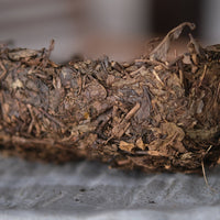 Tibetan tea brick from Ya'an, Sichuan, pressed, very aged, traditional and original