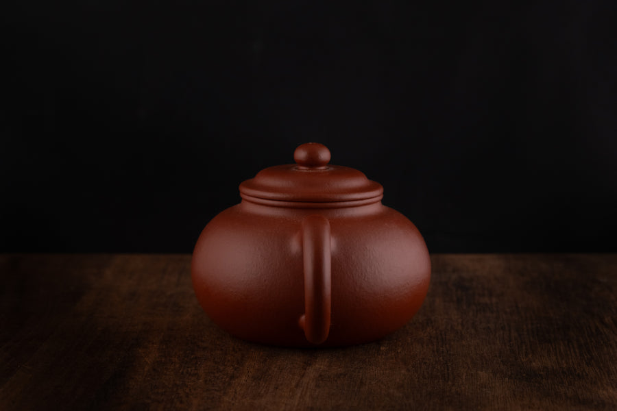 Ning Hong Hu 宁红壶 - 100ml Yixing Teapot in Zhuni Red Clay