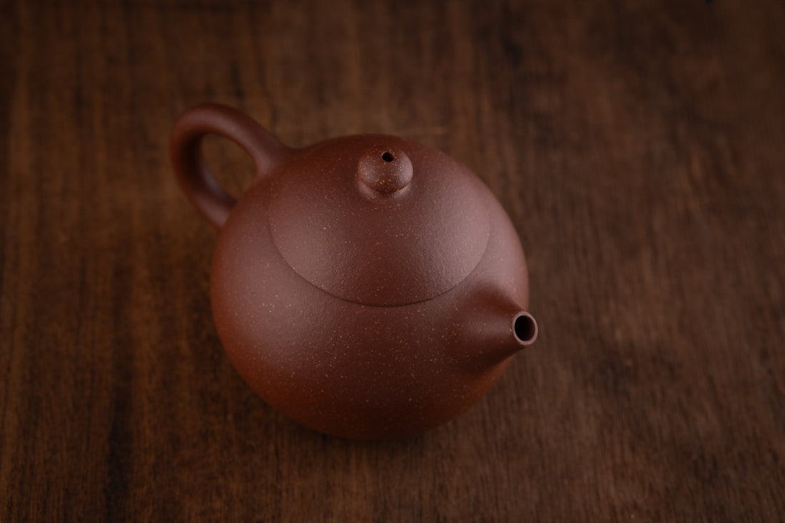 Wendan 文旦 - 120ml Yixing Teapot in Jiangponi Red Clay