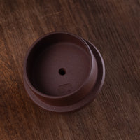 Tian Di Fang Yuan 天地方圆 - 130ml Yixing Teapot in Zini Purple Clay