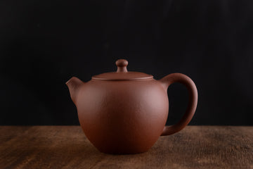 Jiyu 吉羽 - 100ml Yixing Teapot in Qingshuini Purple Clay