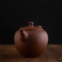 Jiyu 吉羽 - 100ml Yixing Teapot in Qingshuini Purple Clay