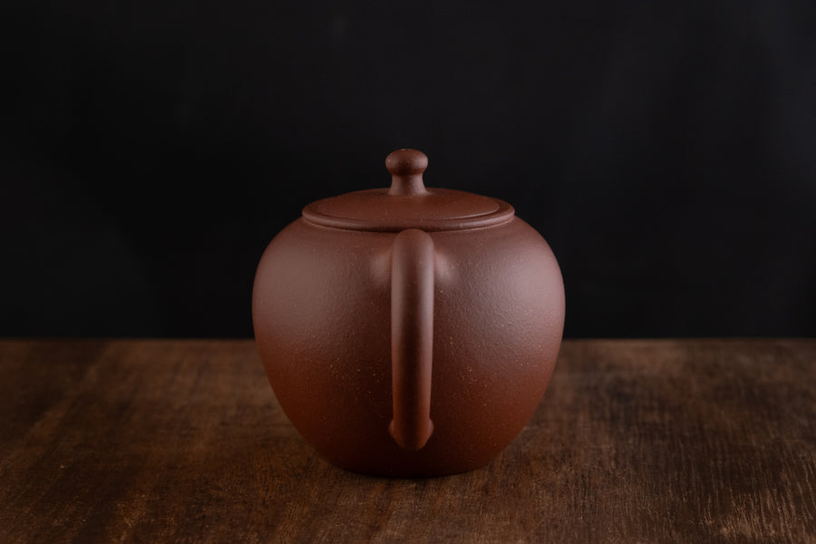 Jiyu 吉羽 - 100ml Yixing Teapot in Qingshuini Purple Clay