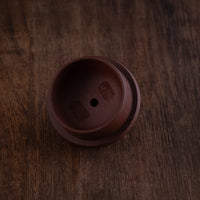 Jiyu 吉羽 - 100ml Yixing Teapot in Qingshuini Purple Clay