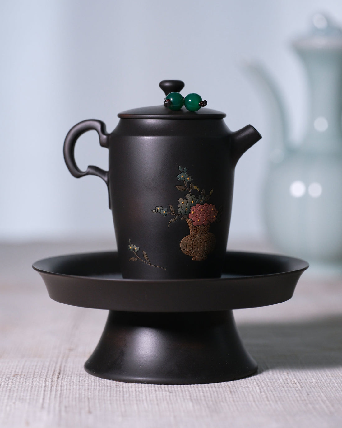 Quiet Bloom - Jianshui Purple clay Teapot