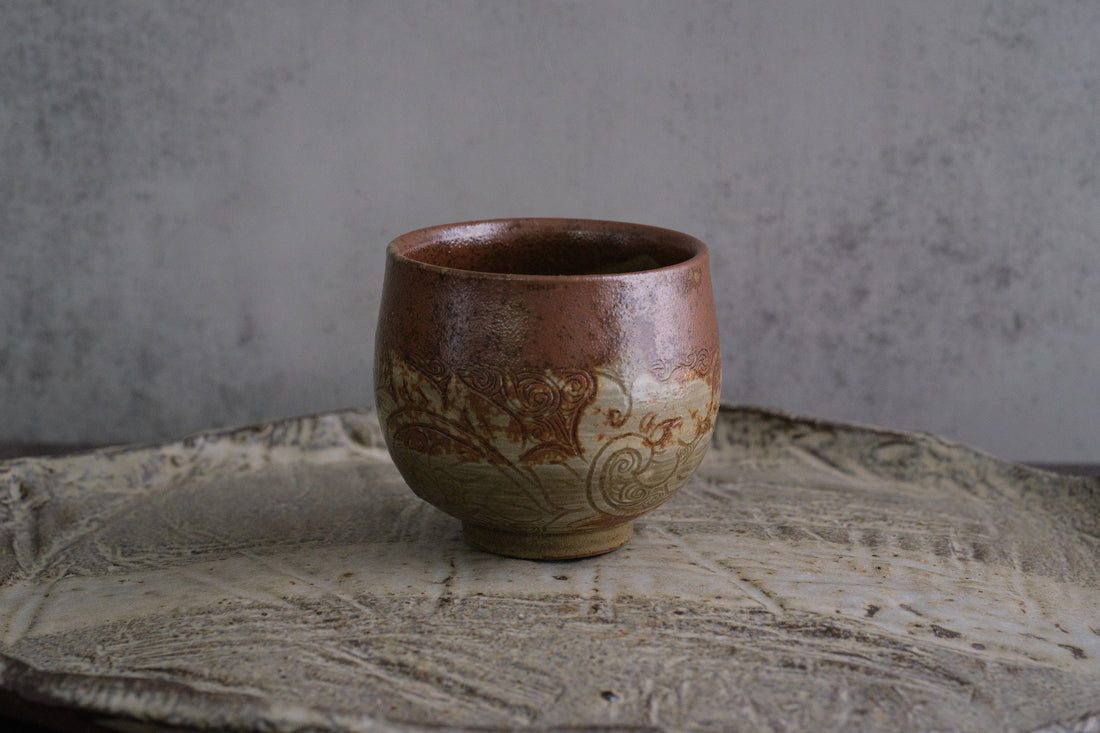 Blossom wave 落灰釉傣陶杯- 90 ml Dai Cup