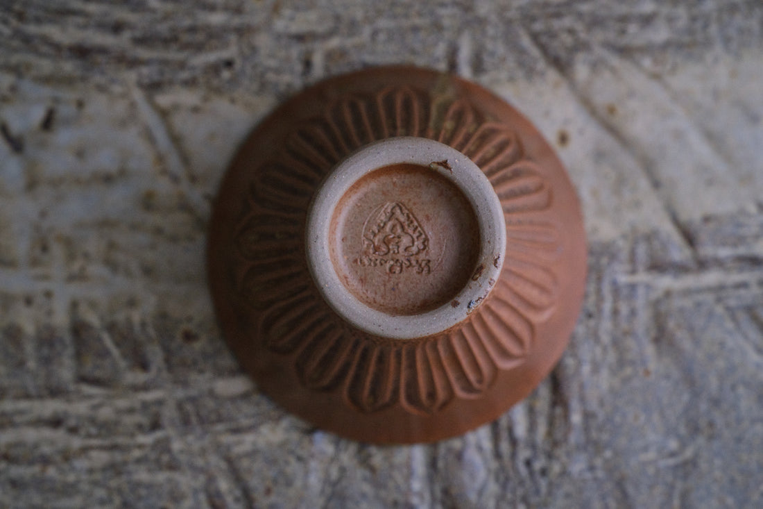 Blossom lotus 落灰釉傣陶杯- 60 ml Dai Cup