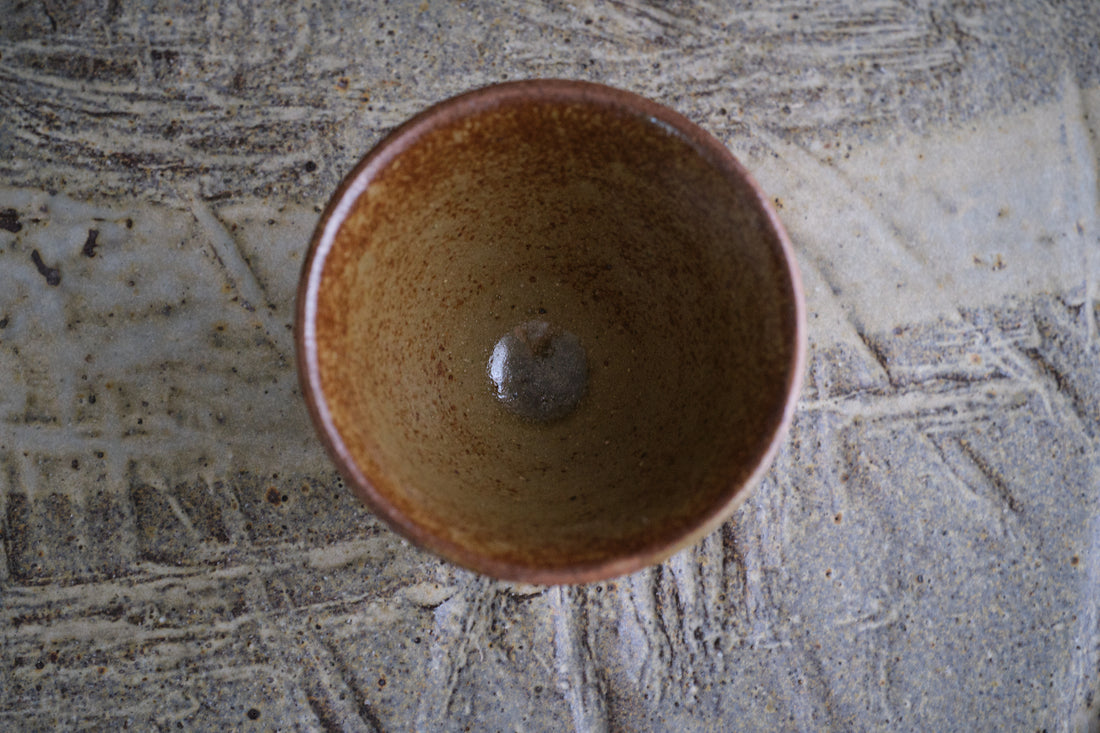 Blossom lotus 落灰釉傣陶杯- 60 ml Dai Cup