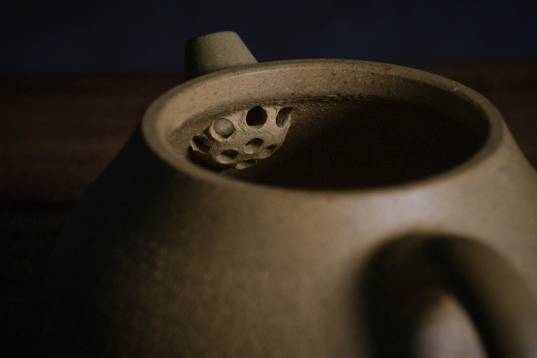 Ke Xinjing Wendan 刻心经文旦 - 140ml Yixing Teapot in Benshan Lüni Clay