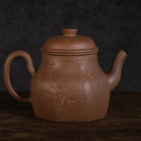 Liu Fang Jun Yu 六方君玉 - 130ml Yixing Teapot in Wucai Qingduan Clay