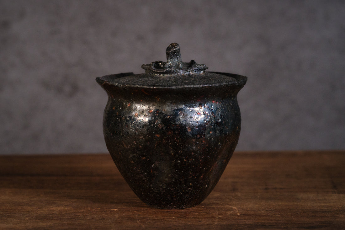 Shishi - Ya'an Dark Sand Persimmon Tea Vessel